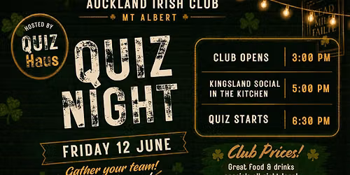 Quiz Night at the Auckland Irish Club
