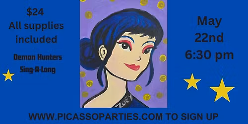 Kids K-POP "ZOEY" Paint Night 