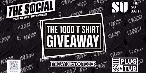 \u23f8\ufe0f The Social Fridays \u25b6\ufe0f | 1000 T Shirt Giveaway \ud83d\udc55