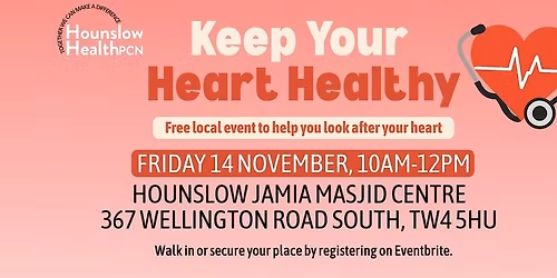 Hounslow GPs - Keep Your Heart Healthy Event