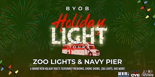 Chicago's BYOB Party Bus Holiday Lights Tour | Navy Pier