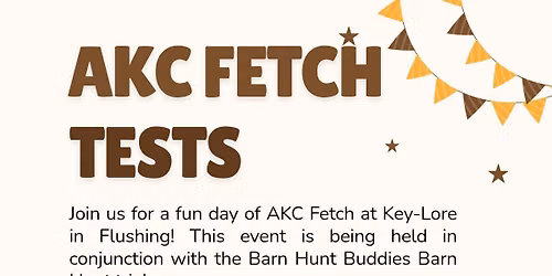 AKC Fetch Tests