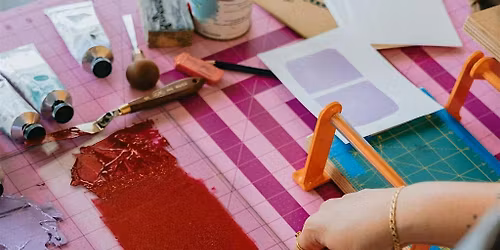Pints & Printmaking: A Fabric Upcycling Workshop