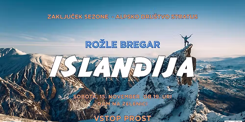 Predavanje ISLANDIJA - "moj drugi dom" \/ Ro\u017ele Bregar - 15.11.2025