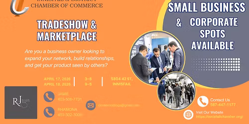 Innisfail & District Chamber of Commerce Tradeshow and Marketplace 2026