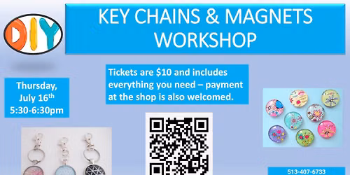 DIY Keychains & Magnets Workshop