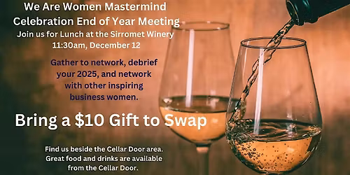 We Are Women Mastermind December Lunch