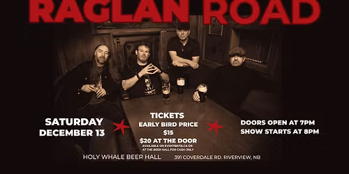 Raglan Road at Holy Whale Beer Hall
