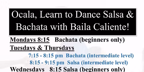Salsa & Bachata Classes