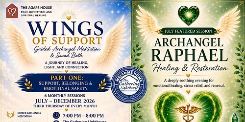 Wings of Support - Guided Archangel Meditation & Sound Bath (Archangel Raphael)