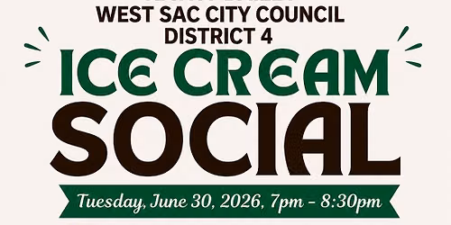 Kathy Bailey West Sac District 4 Ice Cream Social