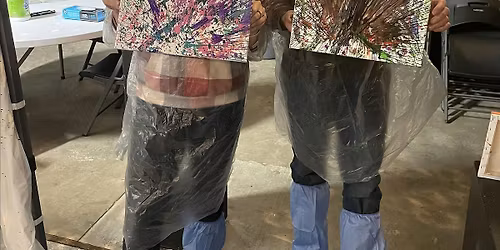 Splatter Paint Tent at Pikes Peak Brewing Co.