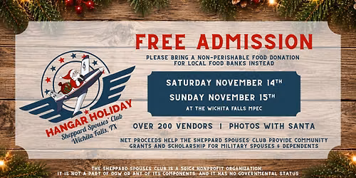 Hangar Holiday 2026