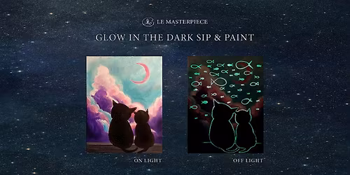 Sip and Paint (Glow in the Dark): Two Cutties