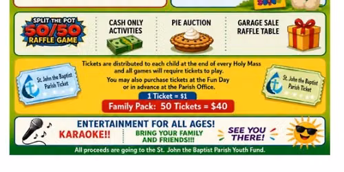 2026 Parish Fun Day Fundraiser