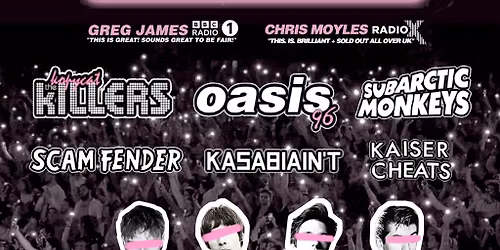 Tribute Festival - Killers v Fender v Monkeys v Oasis v Kasabian v Kaiser