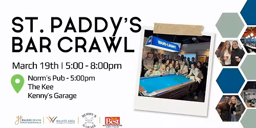 St. Paddy\u2019s Bar Crawl \u2618\ufe0f
