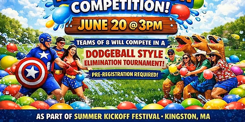 ADULT TEAM WATER BALLOON TOURNAMENT