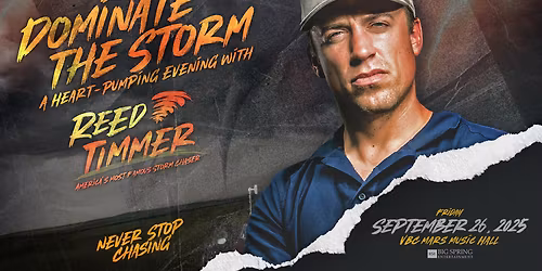 Parking Dominate the Storm: A Heart-Pumping Evening with Reed Timmer