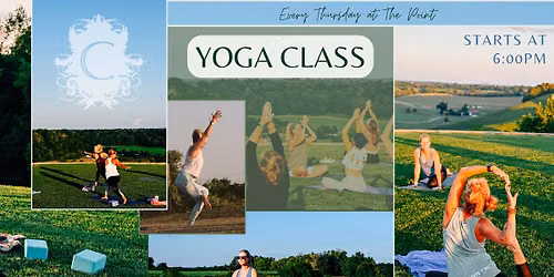 Yoga at Ceremony Point - Chenault Vineyards