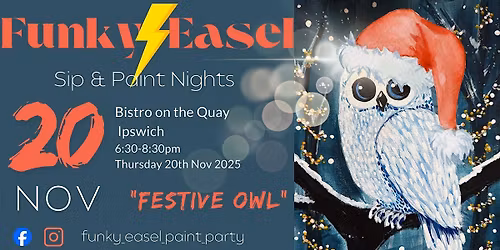 Funky Easel Sip & Paint Party at Bistro on the Quay