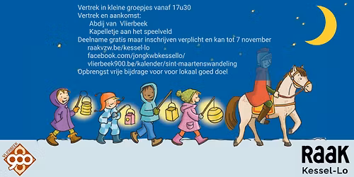 Sint Maartenswandeling (ter ere van 900 jaar Abdij van Vlierbeek)