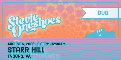 Stevie Oneshoes (Duo) - Starr Hill Brewing