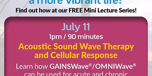 Acoustic Sound Wave Therapy