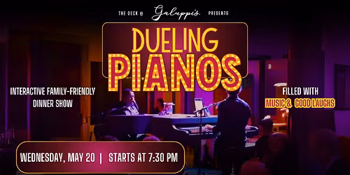 Dueling Pianos Live @ Galuppi's Deck 