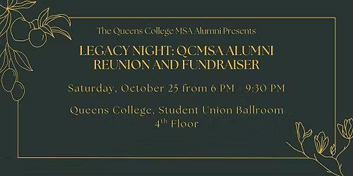 Legacy Night: QCMSA Alumni Reunion and Fundraiser