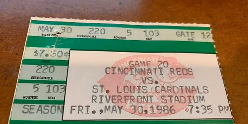 St. Louis Cardinals at Cincinnati Reds at Great American Ball Park