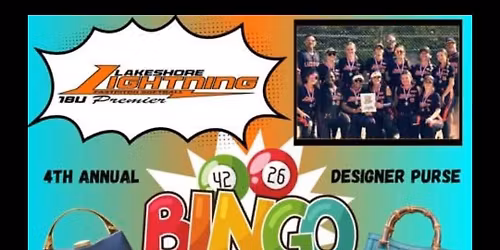 Lakeshore Lightning 18U Premier Designer Purse Bingo