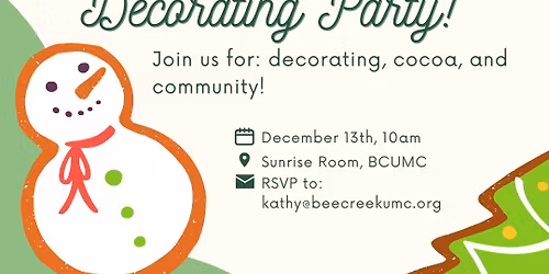 Gingerbread House Decorating Party!