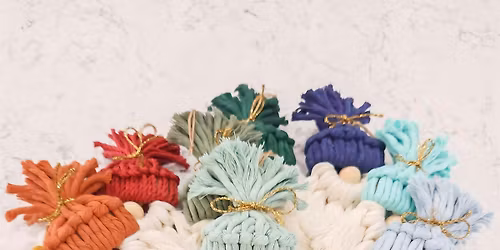 Gnome Macrame Ornament Class