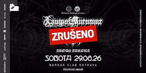 ZRU\u0160ENO - LAMP OF MURMUUR (USA), OUTLAW (BRA\/DE) - SPIRITUAL SECESSION EU TOUR 2026 - Ostrava\/Barr\u00e1k