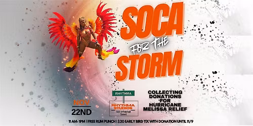 SOCA for the STORM - Hurricane Melissa Relief Dance Class