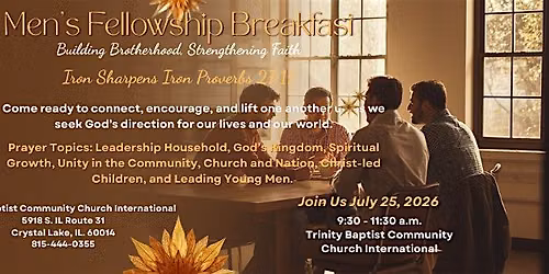 Iron Sharpens Iron Men's Breakfast