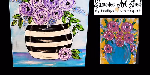 Monday Sip & Paint ~ Flower Vase