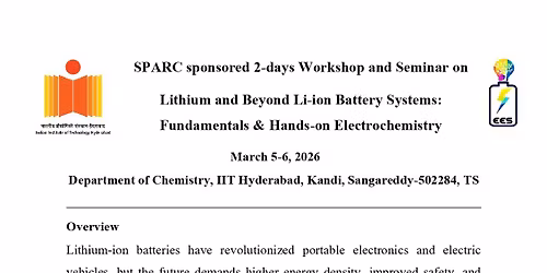 SPARC sponsored 2- days Workshop and seminar on