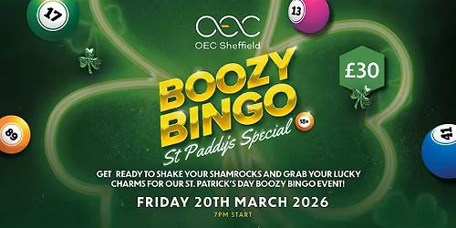 Boozy Bingo St Paddys Special