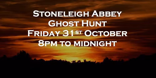 Halloween Ghost Hunt
