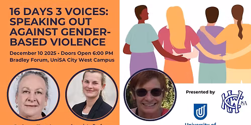 16 Days 3 Voices: Speaking out against gender-based violence