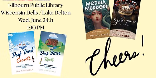Meet Joy Ribar at Kilbourn Library, Wisconsin Dells