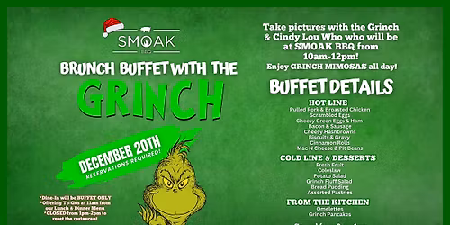 Brunch Buffet with the Grinch