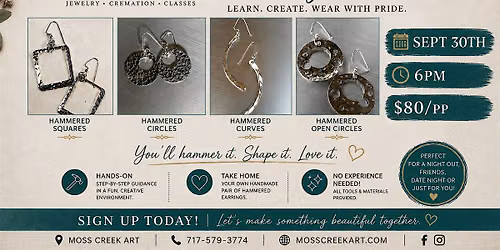 Hammered Earring Class
