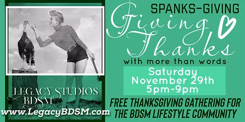 Free Potluck Dinner for the Kink Community.