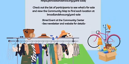 Broadlands Yard Sale