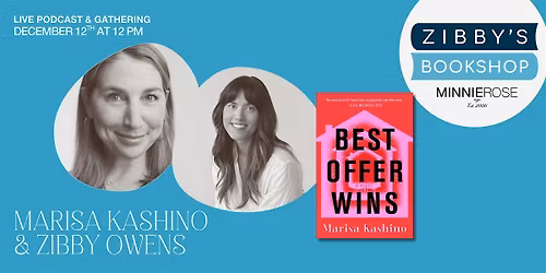 Live podcast: Marisa Kashino + Zibby at Zibby's Bookshop Pop-up in NYC
