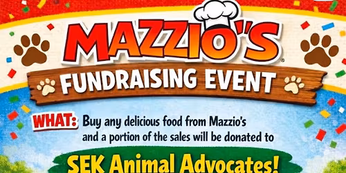 Mazzio's Fundraising Event