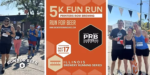 5k Fun Run x Printer's Row Brewing | 2026 IL Brewery Running Series